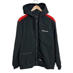 Snap-On Men's Jacket L Black Full-Zip by Choko Authentics Fleece Lined